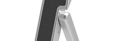 Precision hinge technology for HumanToolz iPad Stand