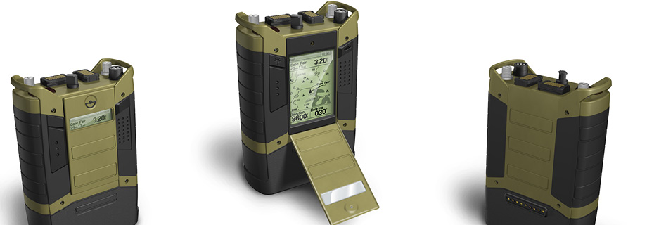 Product rendering for Joint Tactical Radio System Handheld, Manpack, Small Form Fit Cluster 5